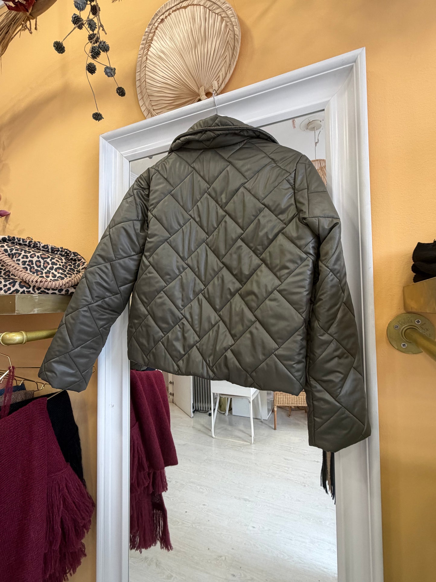 Cazadora guateada verde