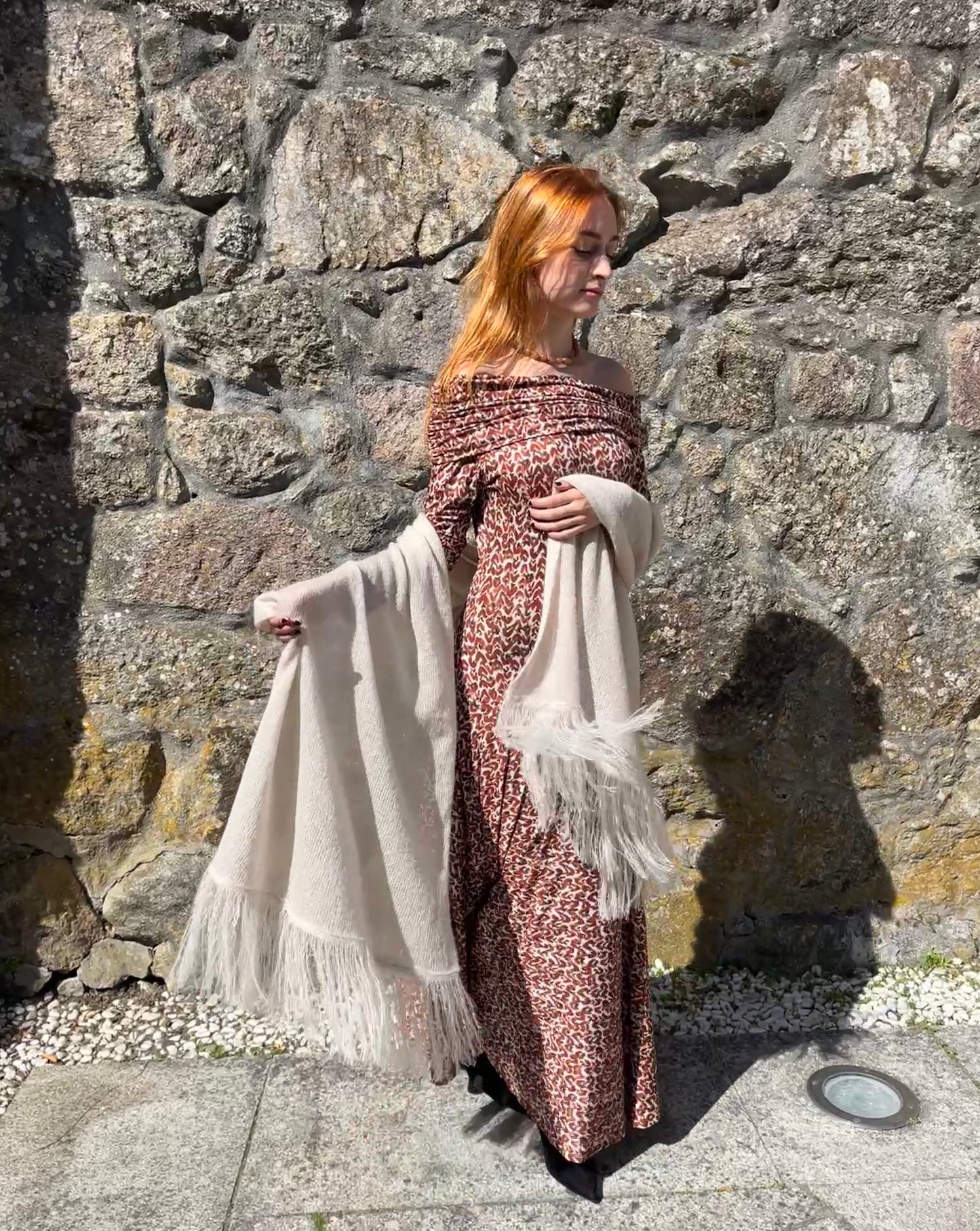 Chales Alana - Rectangulares mohair y seda