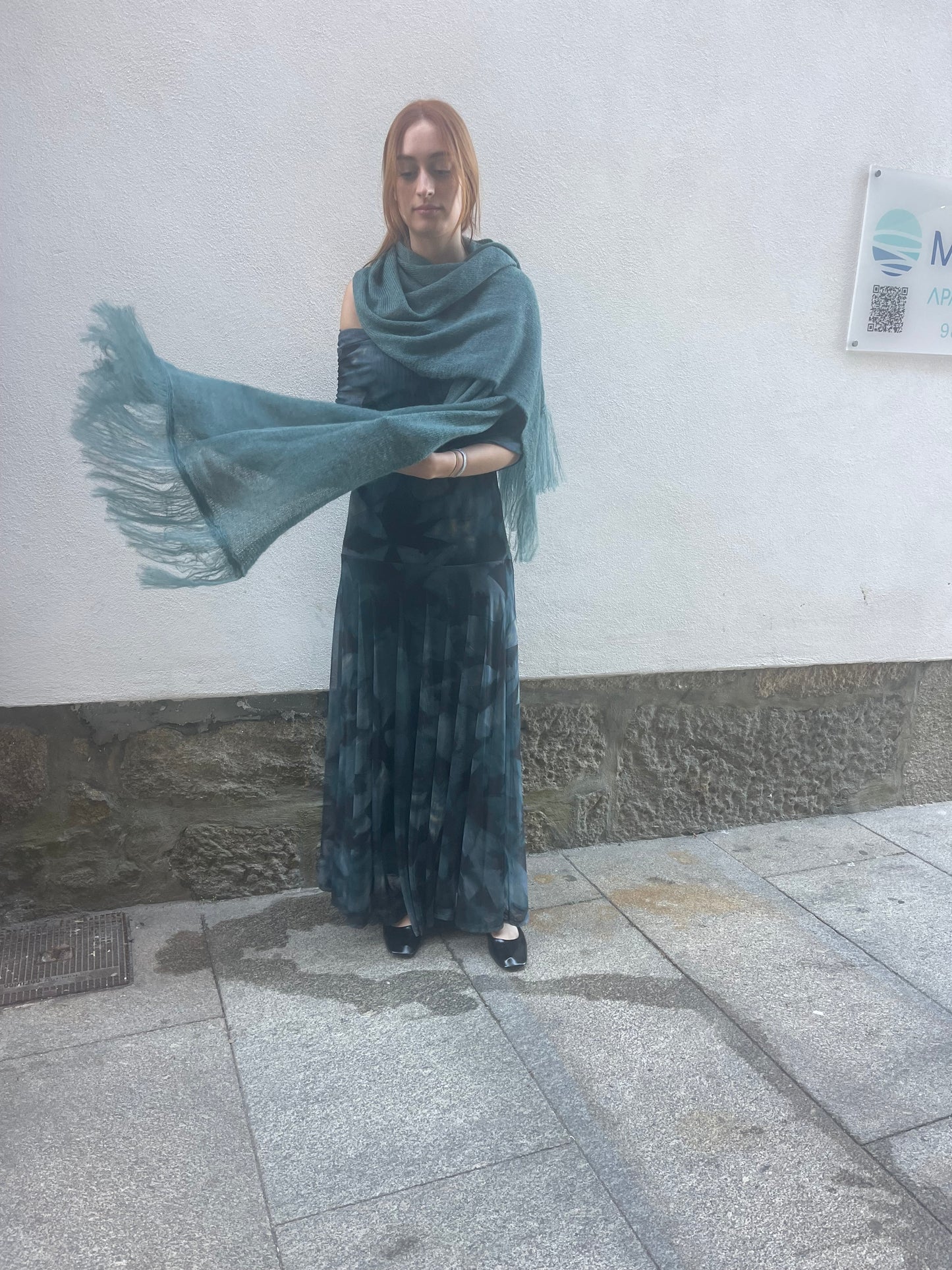 Chales Alana - Rectangulares mohair y seda