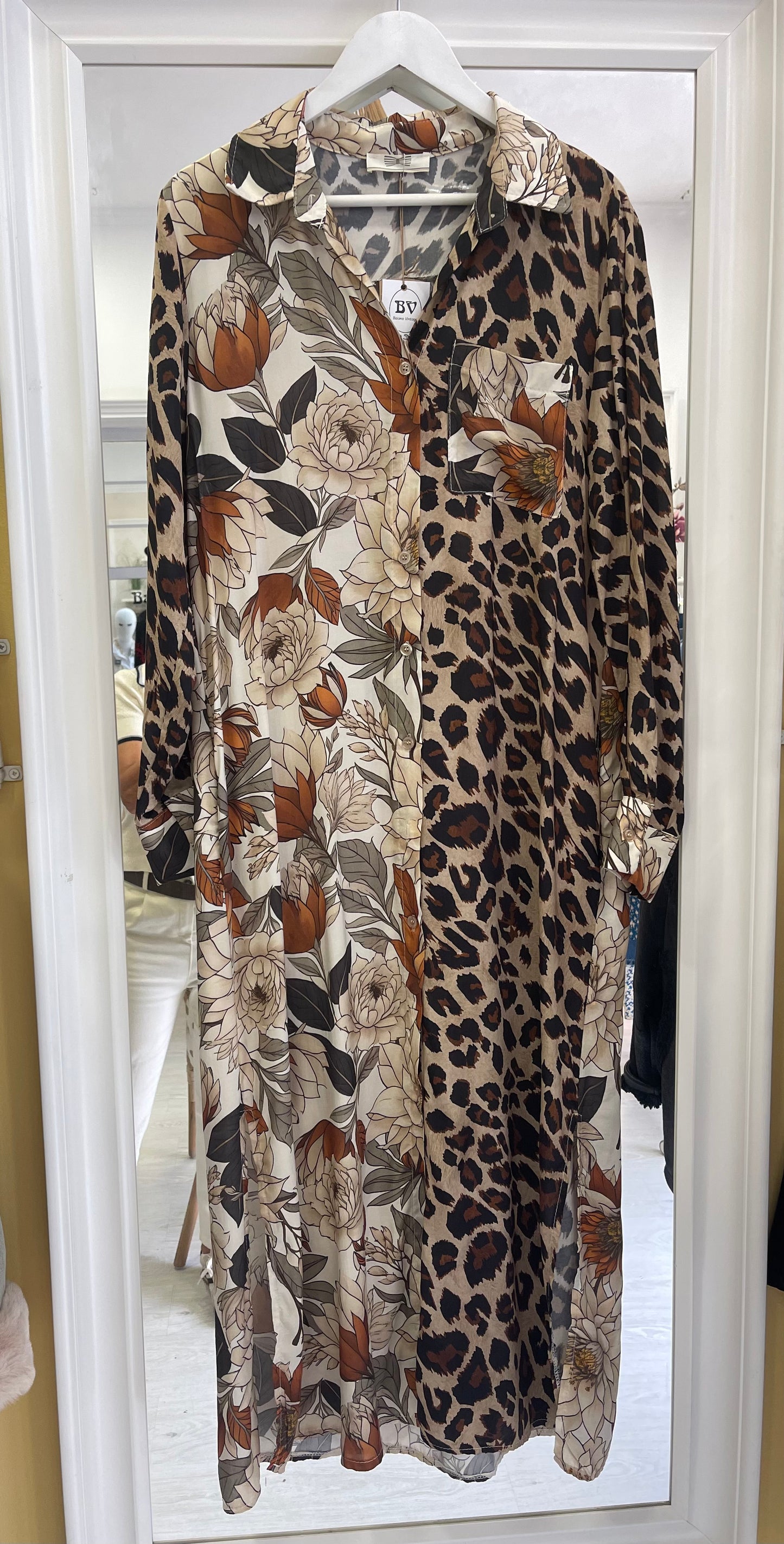 Vestido animal print