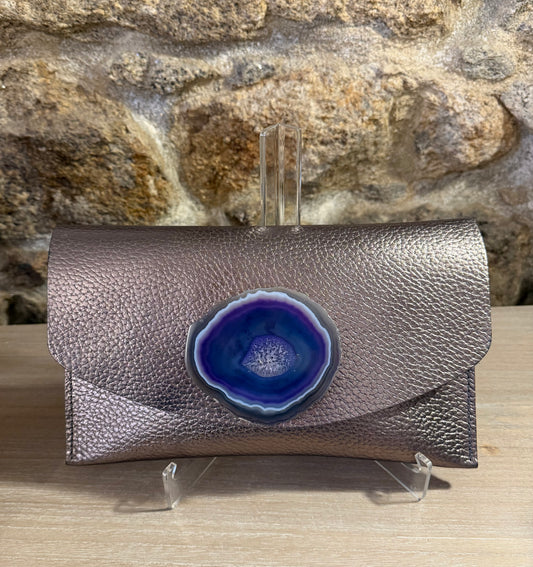 Cartera con agata