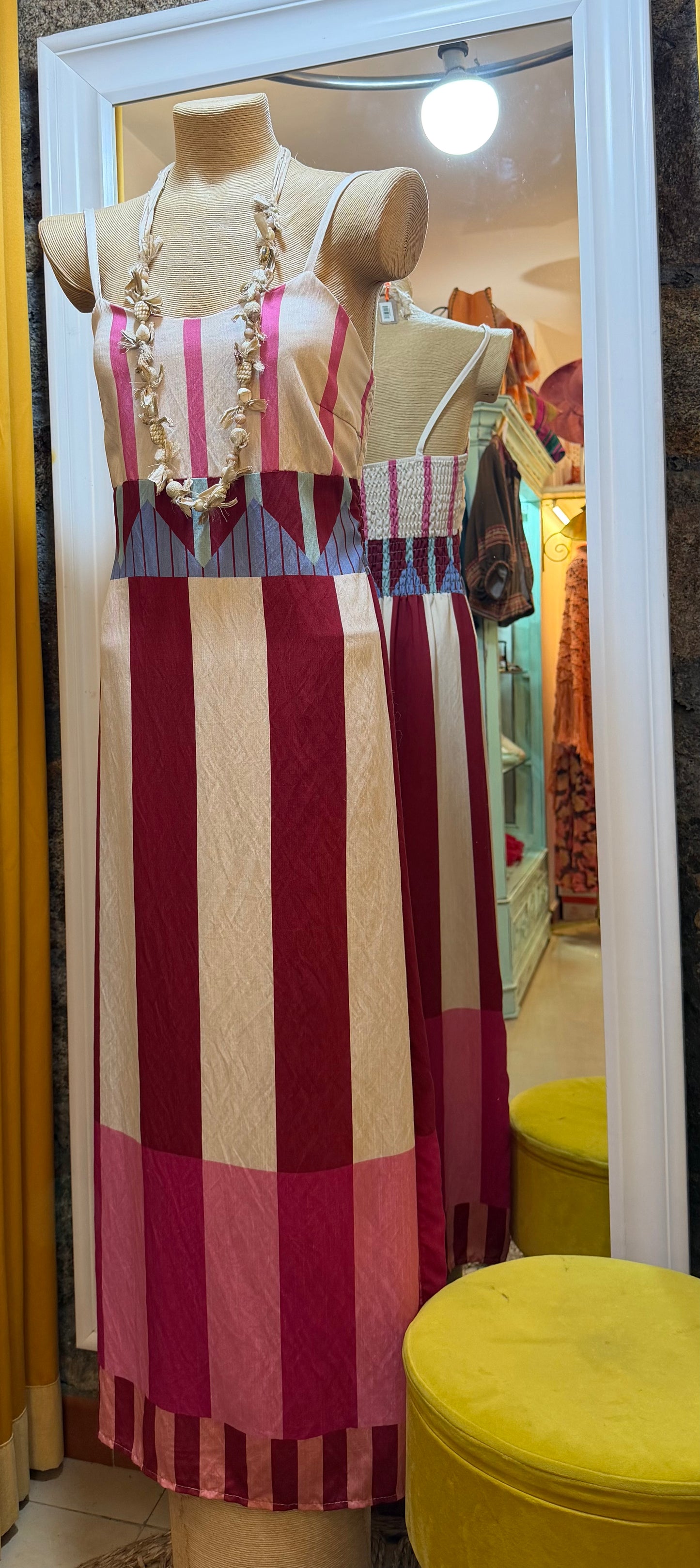 Vestido rayas tirsntes