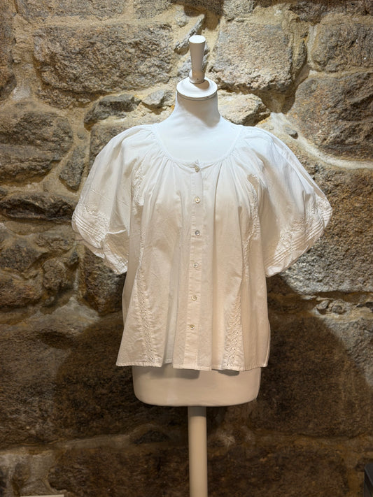 Camisa manga abullonada