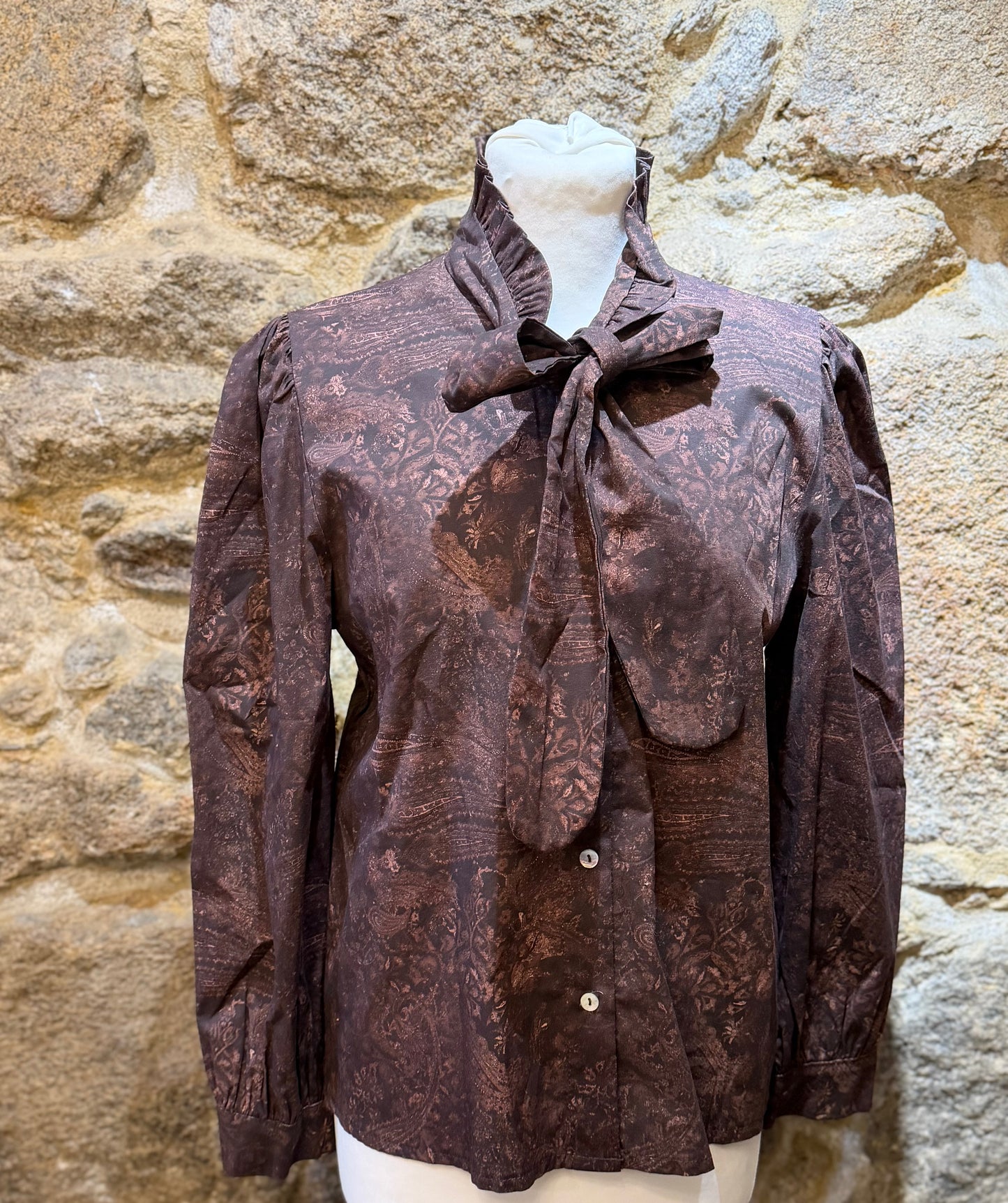 Camisa lazada marron