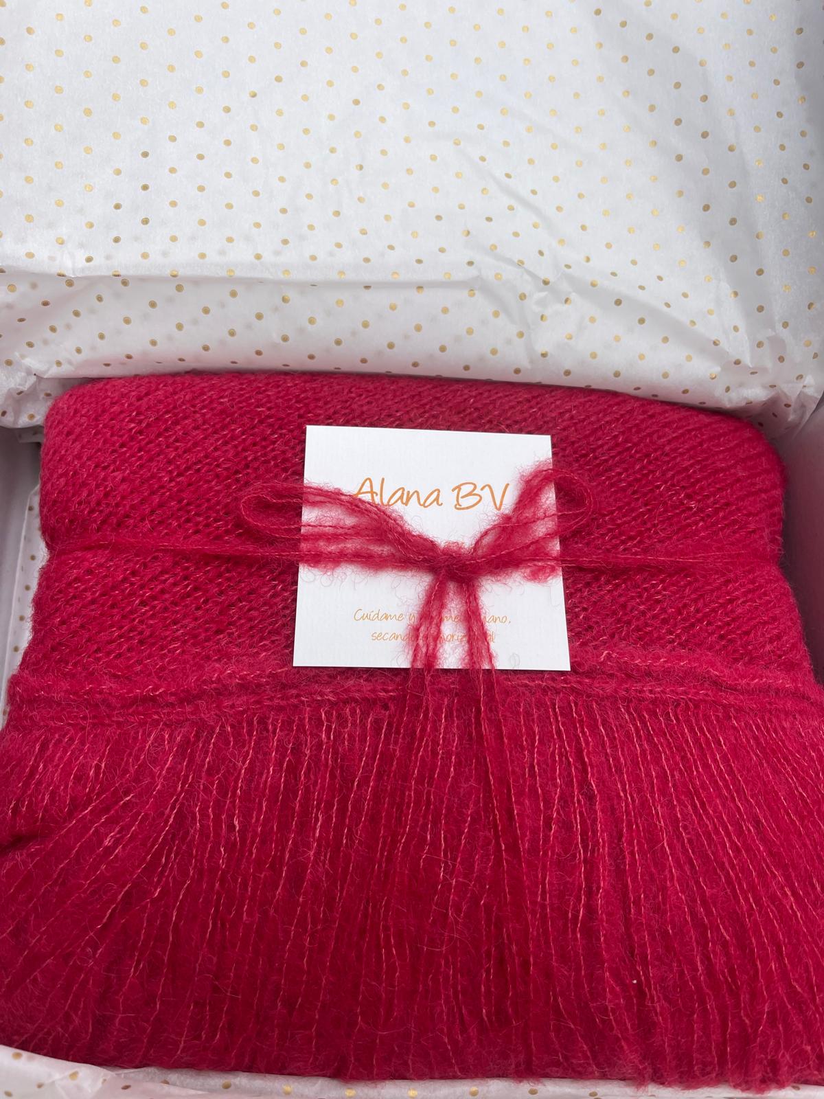 Chales Alana - Alpaca y seda con pico