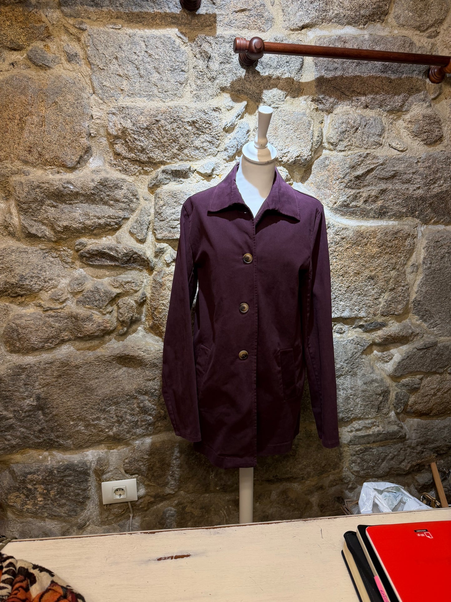 Chaquetón buganvilla