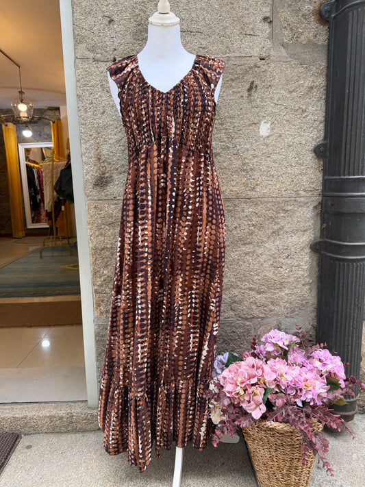 Vestido marrón lunsres